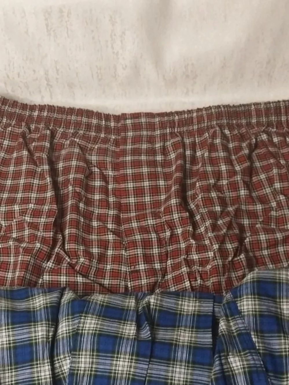 Hanes Plaid Boxers Mens 2XB 48-50 Waist